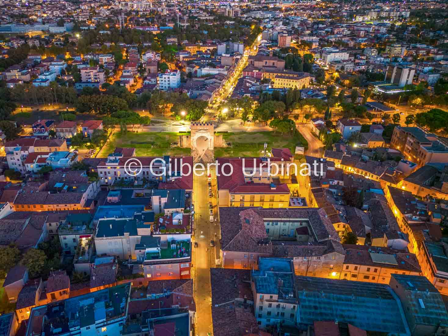 Centro e arco