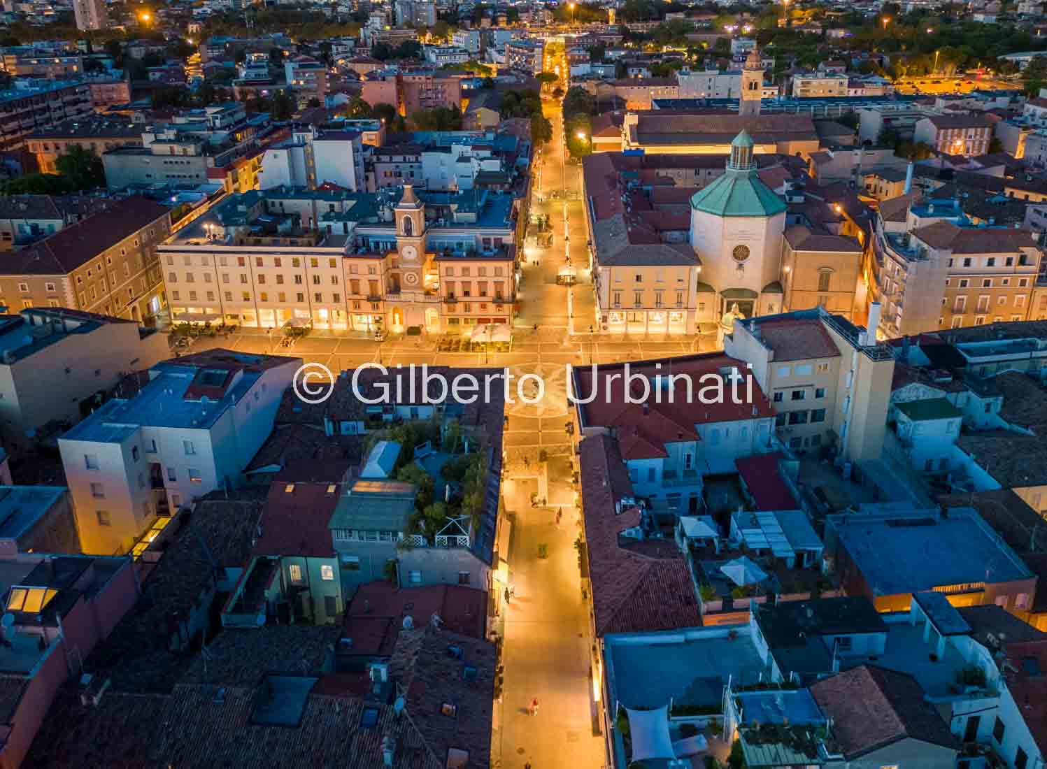 piazza tre martiri veduta aerea